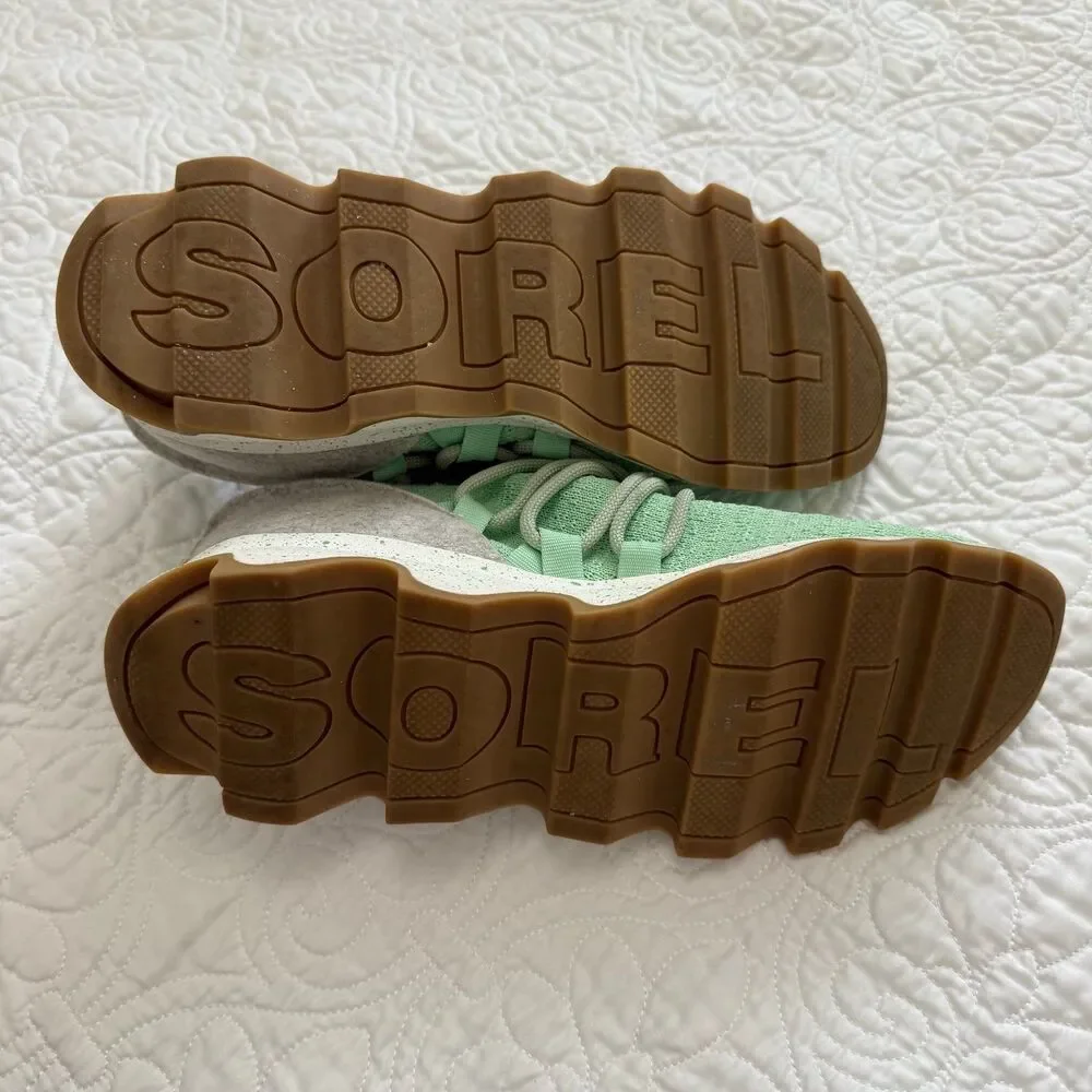 Sorel Kinetic Lace Sneaker in Vivid Mint Size 9.5